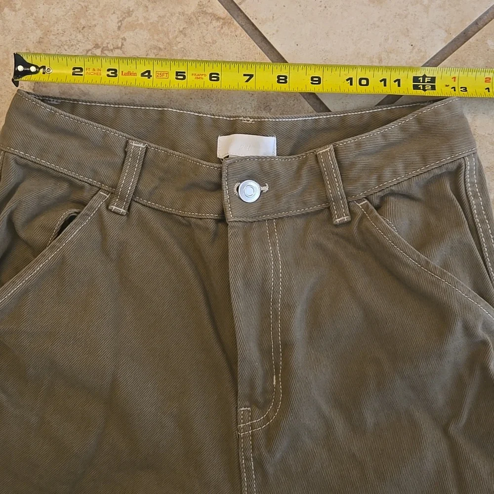 H&M Women's Khaki Cargo Pants